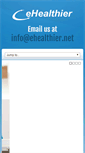 Mobile Screenshot of ehealthier.net